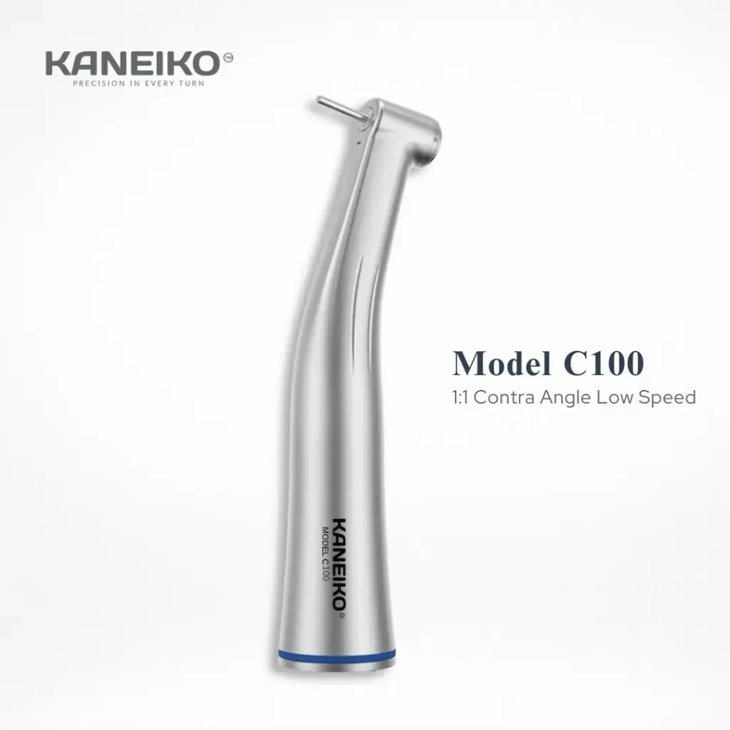 KANEIKO 1:1 LOW SPEED CONTRA ANGLE HANDPIECE WITHOUT LIGHT (INTERNAL WATER PIPELINE)