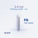 FG WHITE STONE INVERTED CONE