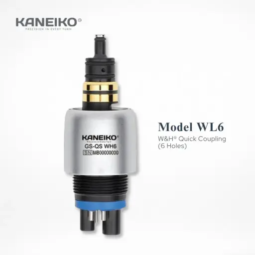 [WL6] KANEIKO W DESIGN 6 HOLES LED LIGHT (BUILT-IN MICRO-GENERATOR) QUICK COUPLING